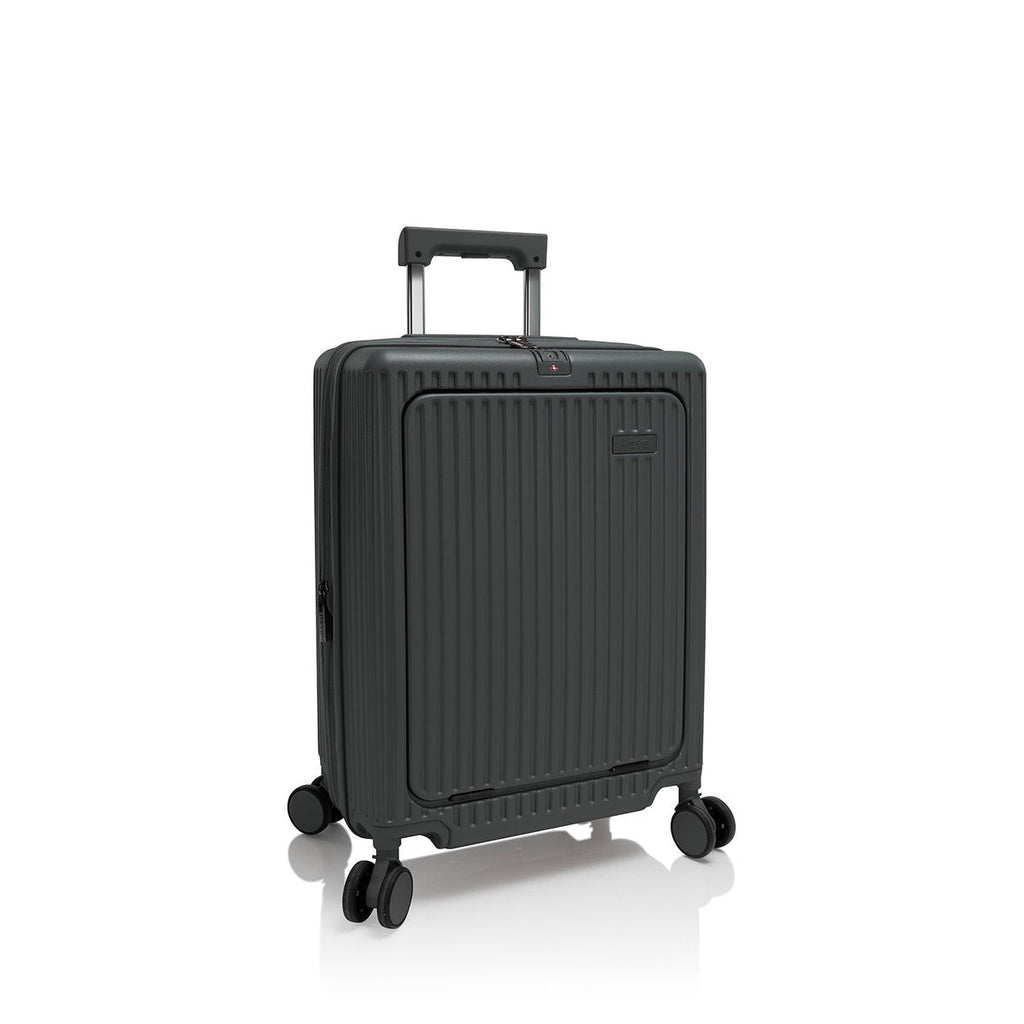 Heys Latch 21" Carry-On Luggage Quick Front Access Meets Innovative Dual Lock Security Heys