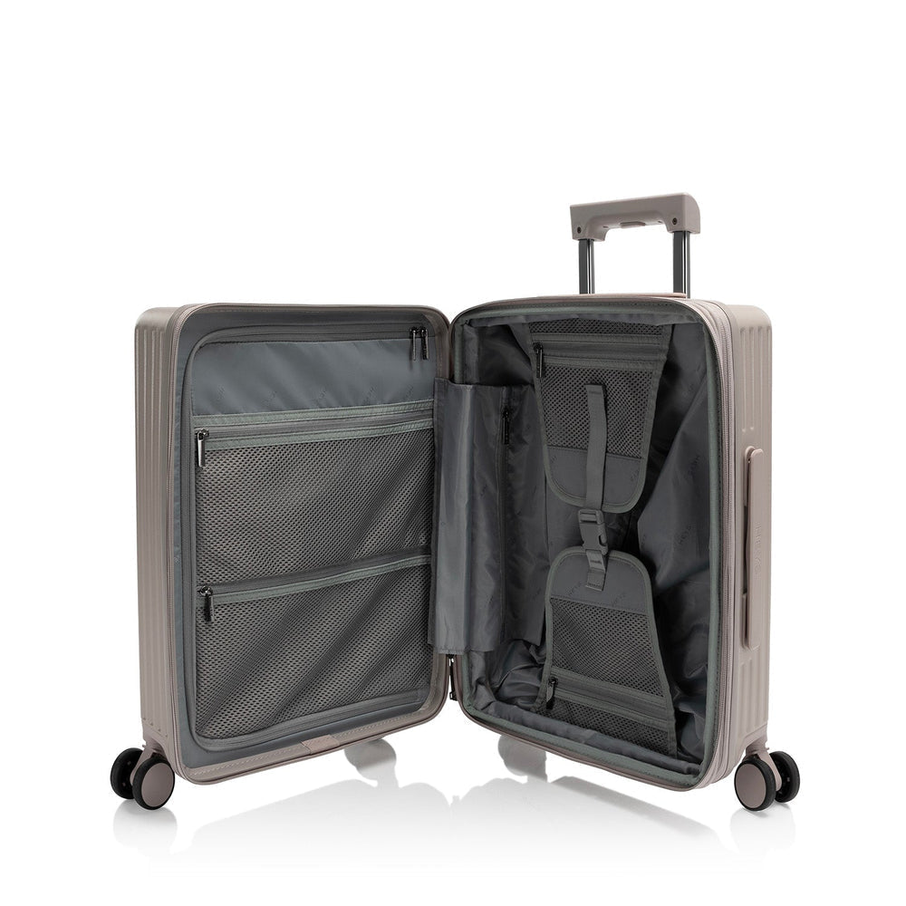 Heys Latch 21" Carry-On Luggage Quick Front Access Meets Innovative Dual Lock Security Heys