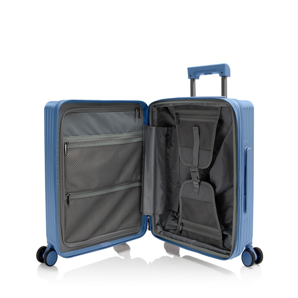 Heys Latch 21" Carry-On Luggage Quick Front Access Meets Innovative Dual Lock Security Heys