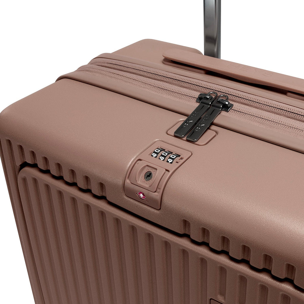 Heys Latch 21" Carry-On Luggage Quick Front Access Meets Innovative Dual Lock Security Heys