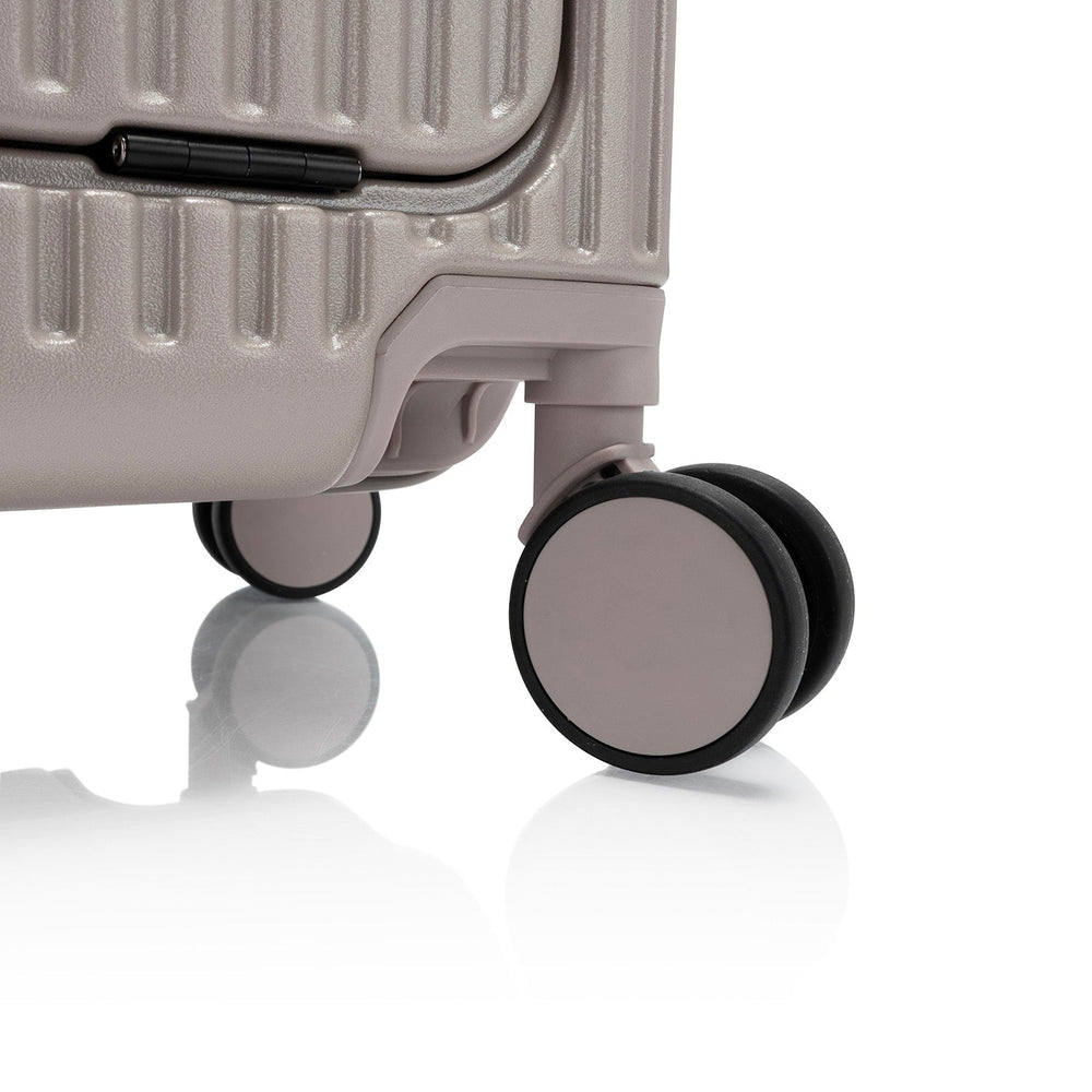 Heys Latch 21" Carry-On Luggage Quick Front Access Meets Innovative Dual Lock Security Heys