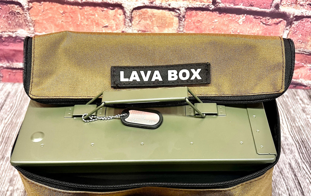 FIRECAN PORTABLE FIRE PIT Carry Bag - IGNIK- Lava Box Overland Gear Guy