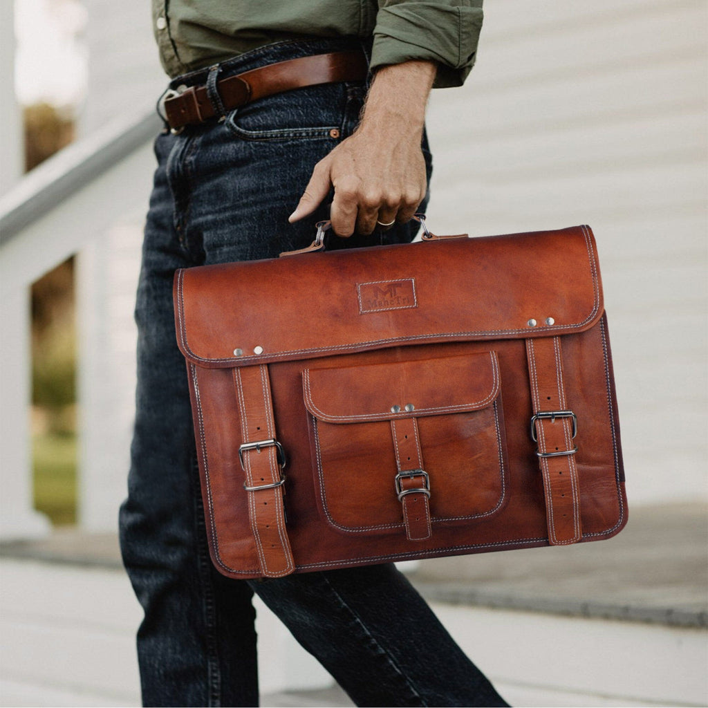 MaheTri Front Pocket Classy Leather Bags
