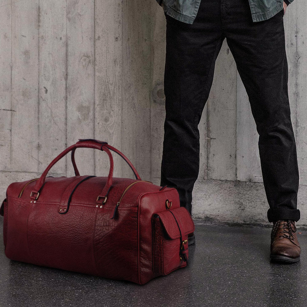 Scarlet Big Duffel Classy Leather Bags