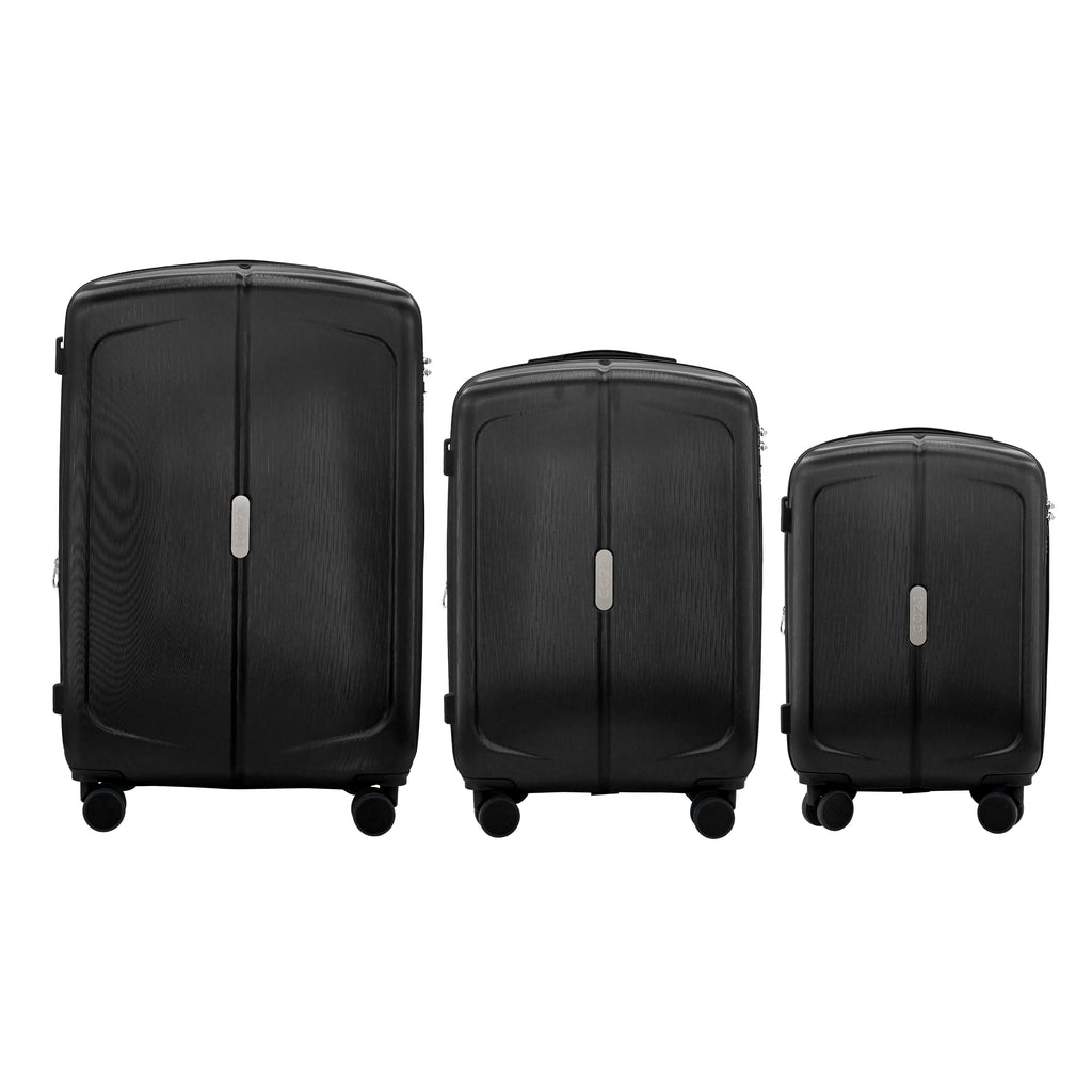 IZOD Mateo Travel 3 Piece Luggage Set - Durable ABS Hard Shell with 360° Wheels and Combo Lock Mirage Luggage