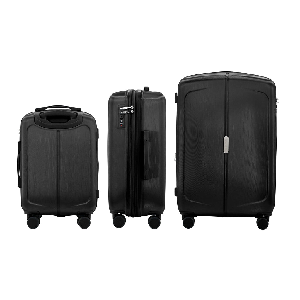 IZOD Mateo Travel 3 Piece Luggage Set - Durable ABS Hard Shell with 360° Wheels and Combo Lock Mirage Luggage