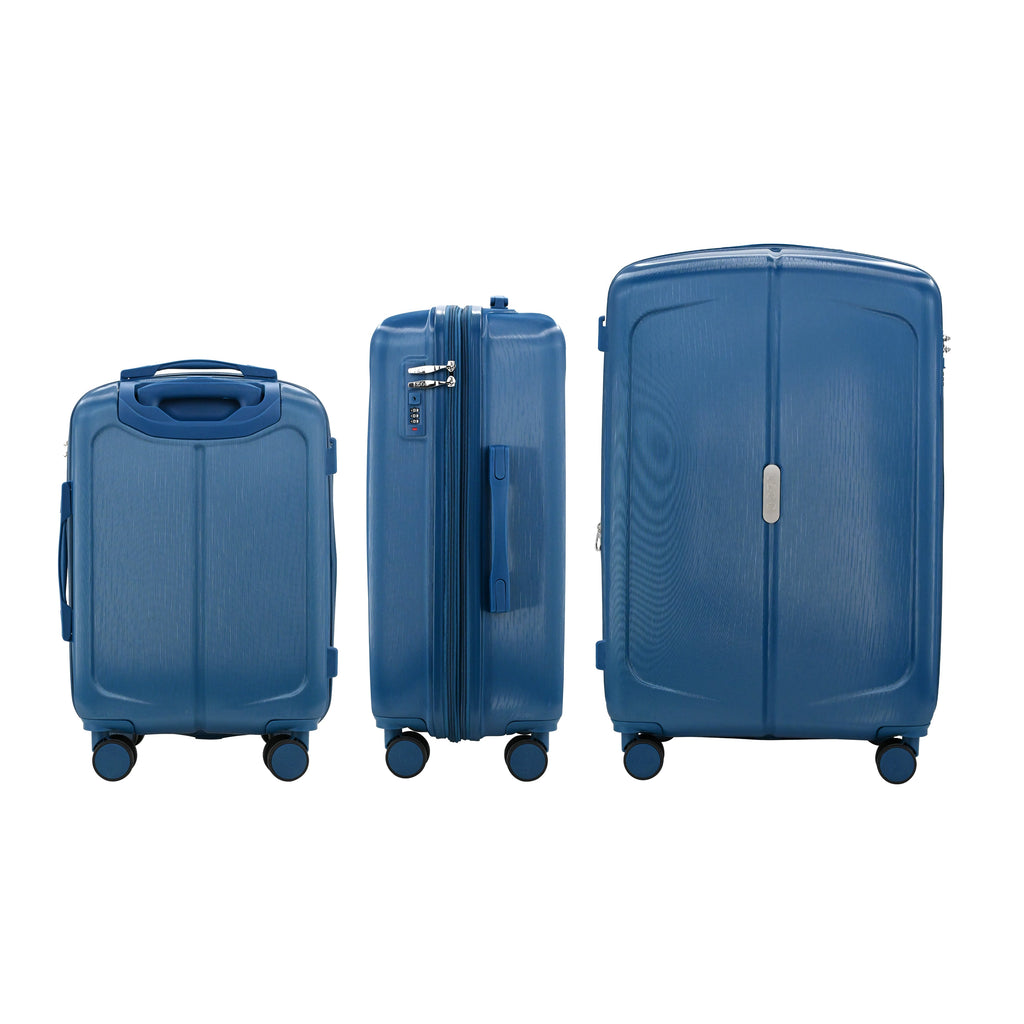 IZOD Mateo Travel 3 Piece Luggage Set - Durable ABS Hard Shell with 360° Wheels and Combo Lock Mirage Luggage