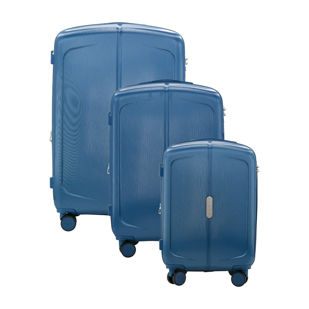 IZOD Mateo Travel 3 Piece Luggage Set - Durable ABS Hard Shell with 360° Wheels and Combo Lock Mirage Luggage