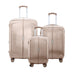 IZOD Mateo Travel 3 Piece Luggage Set - Durable ABS Hard Shell with 360° Wheels and Combo Lock Mirage Luggage