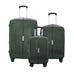 IZOD Mateo Travel 3 Piece Luggage Set - Durable ABS Hard Shell with 360° Wheels and Combo Lock Mirage Luggage