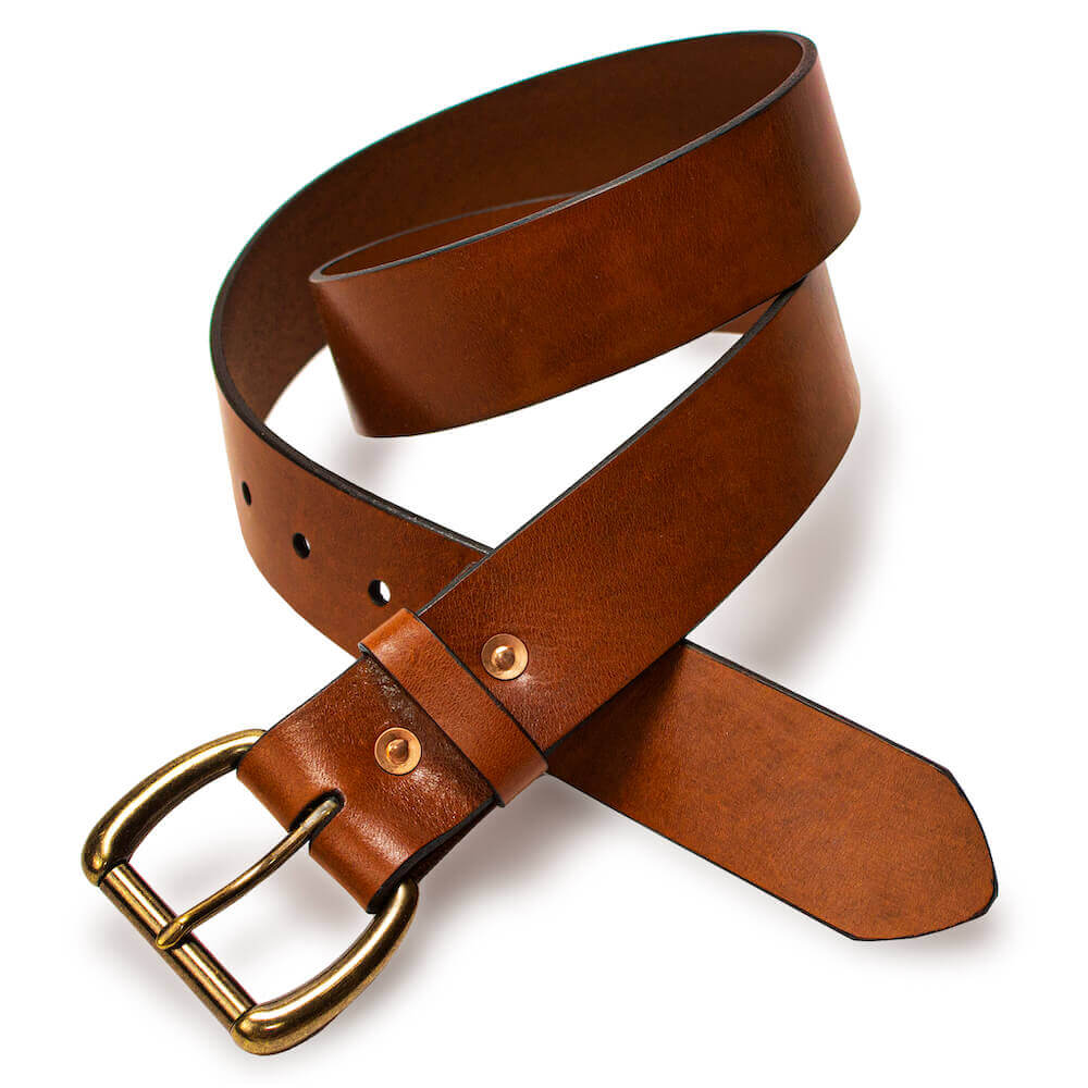Heritage Leather Men's Belt Mission Mercantile Leather Goods
