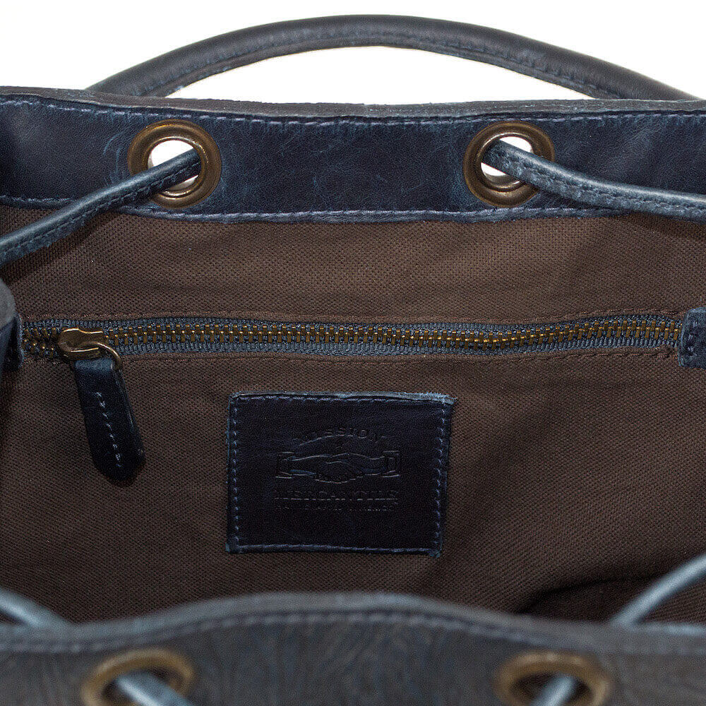 Tooled Leather Bucket Bag Mission Mercantile Leather Goods