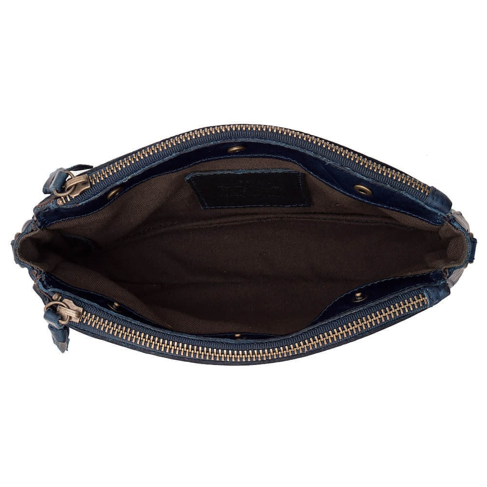 Tooled Leather Crossbody Bag Mission Mercantile Leather Goods