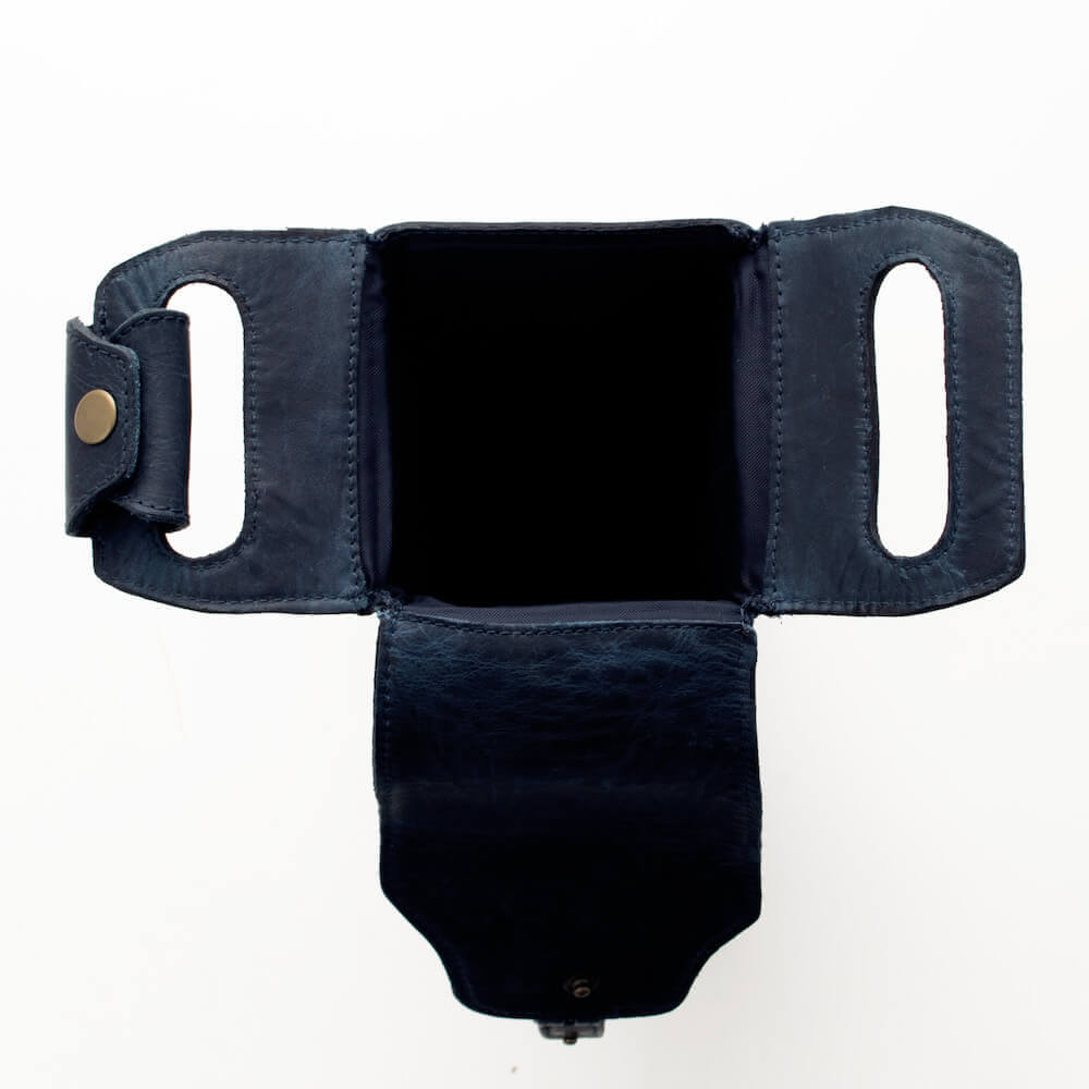 Tooled Leather Single Bottle Wine Carrier Mission Mercantile Leather Goods