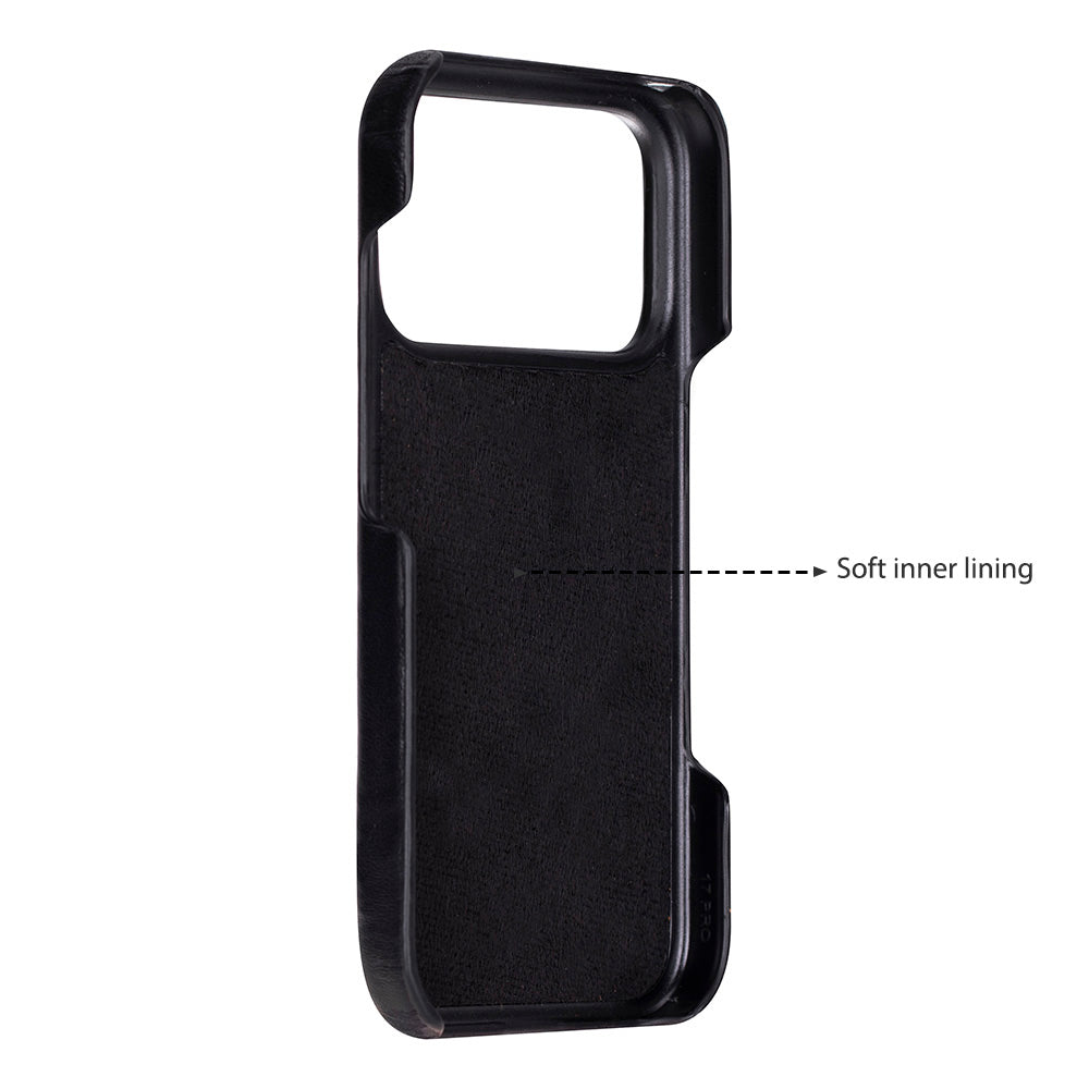 Ultimate Jacket Leather iPhone 17 Pro Case Mizuri Leather