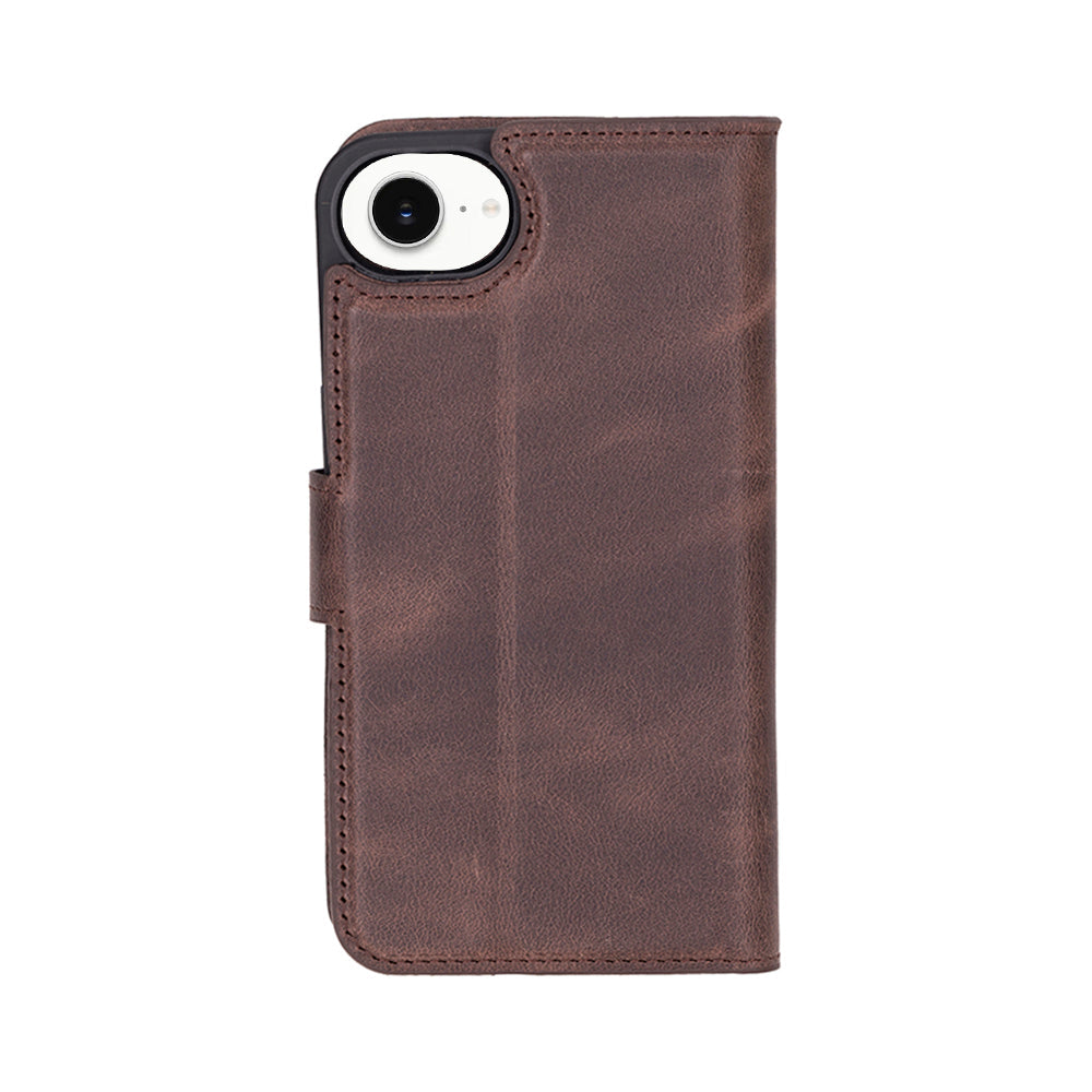 Magic iPhone 16E Detachable Leather Wallet Case Mizuri Leather