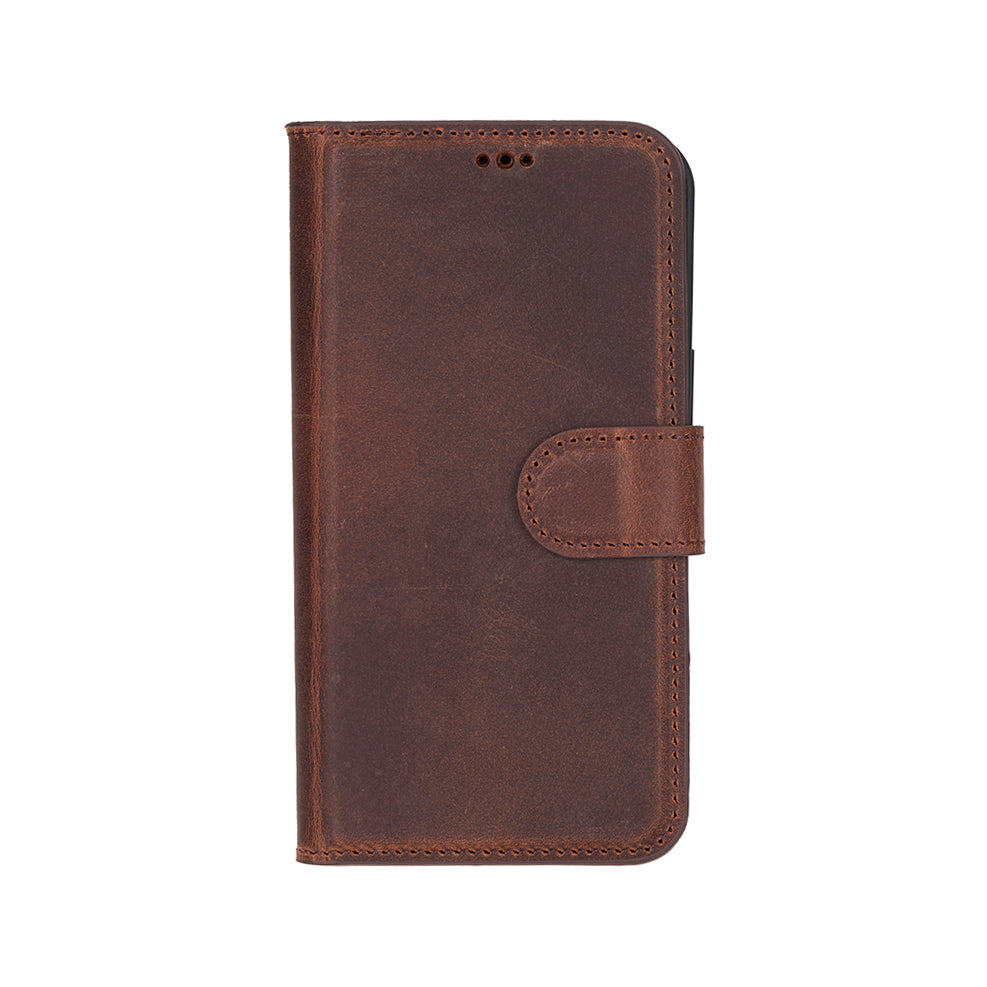 Magic iPhone 16E Detachable Leather Wallet Case Mizuri Leather