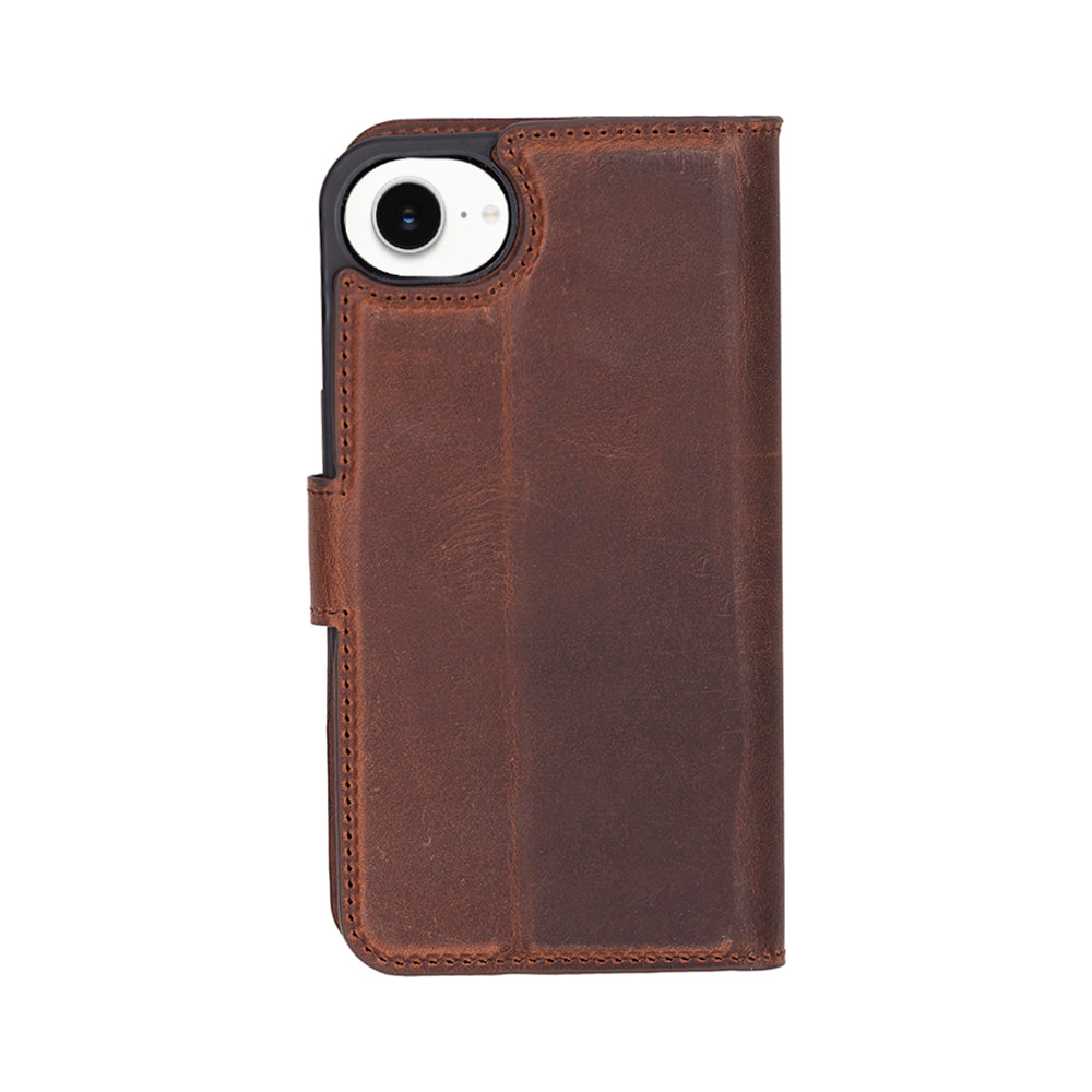 Magic iPhone 16E Detachable Leather Wallet Case Mizuri Leather