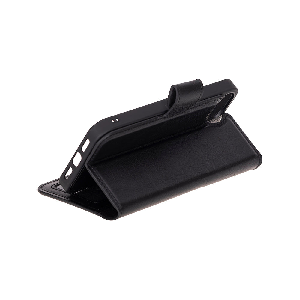 Magic iPhone 16E Detachable Leather Wallet Case Mizuri Leather