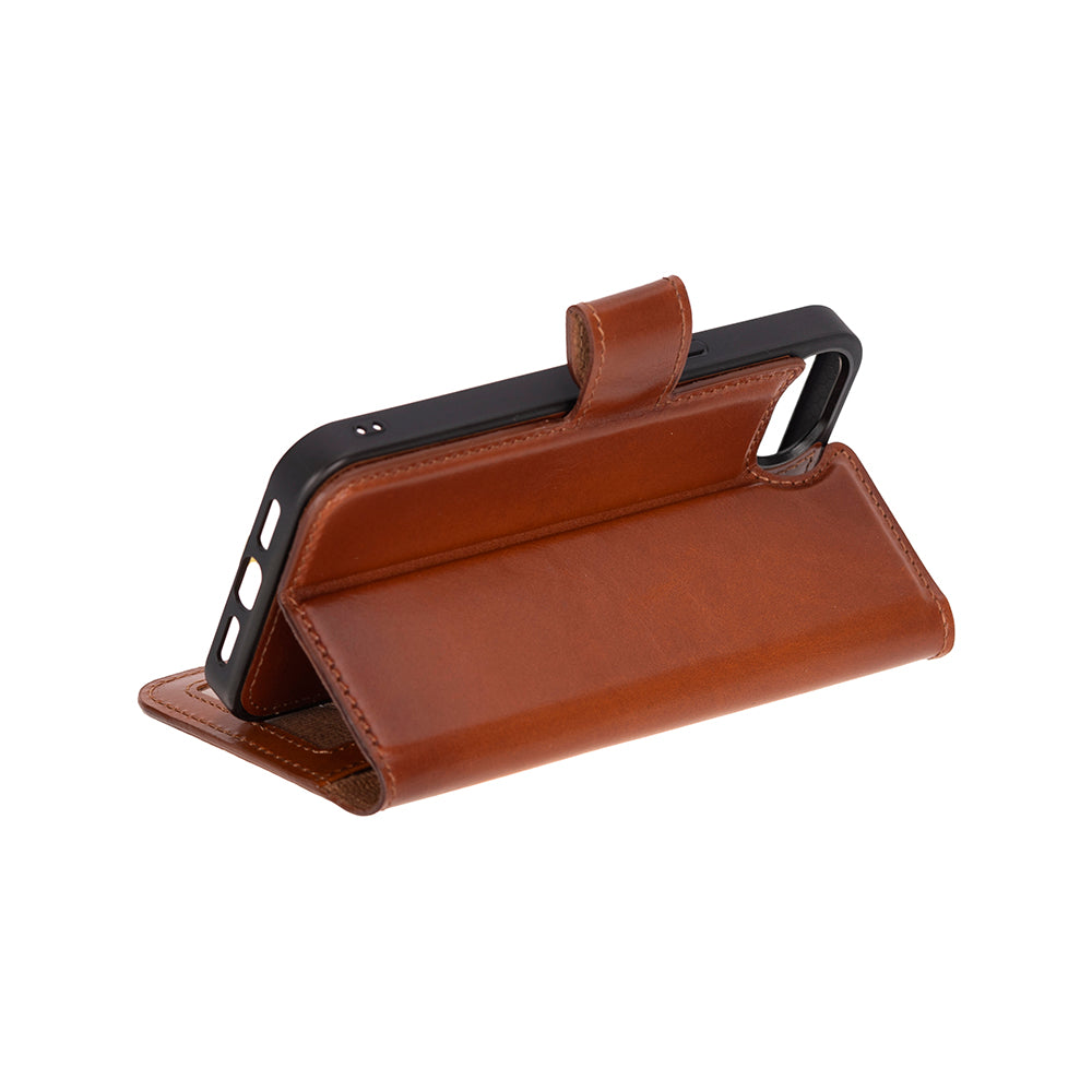Magic iPhone 16E Detachable Leather Wallet Case Mizuri Leather