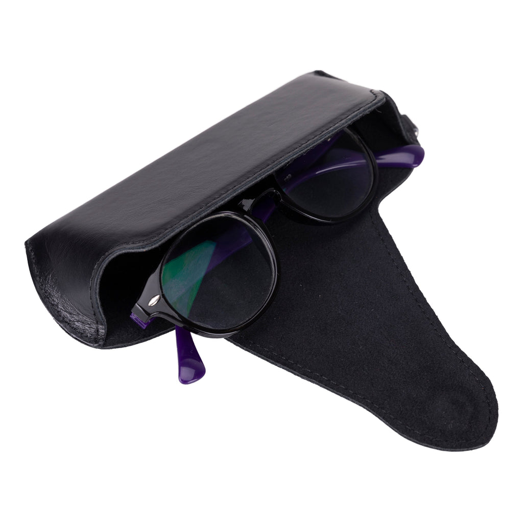 Riviera Leather Glasses Case - LuggageDesigners