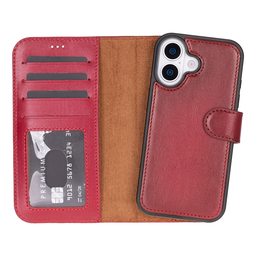 Magic iPhone 17 Leather Detachable Wallet Case Mizuri Leather