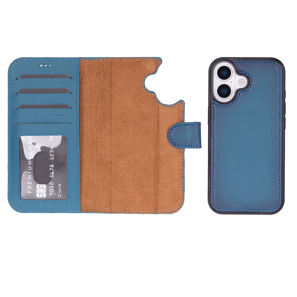 Magic iPhone 17 Leather Detachable Wallet Case Mizuri Leather