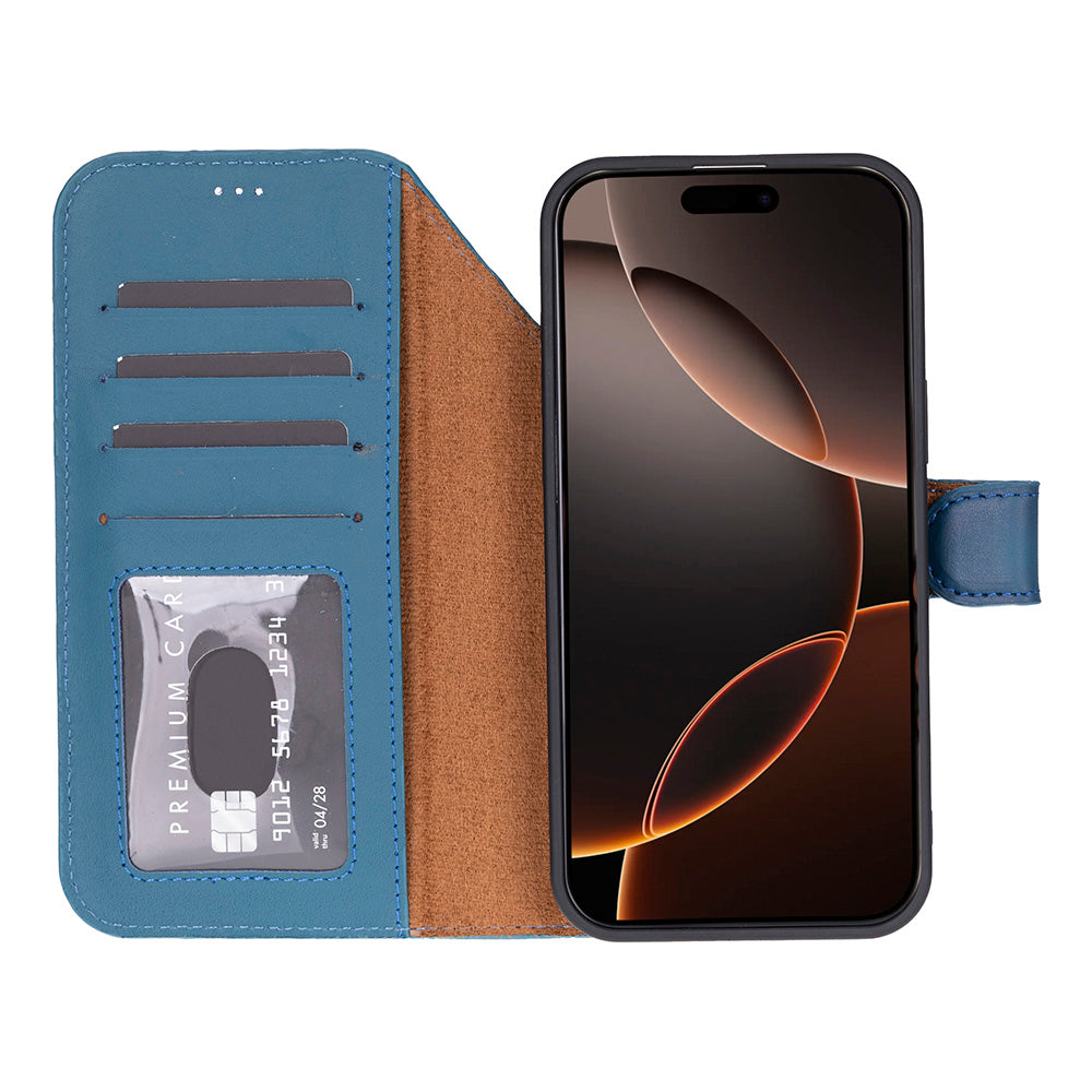 Magic iPhone 17 Pro Leather Detachable Wallet Case Mizuri Leather