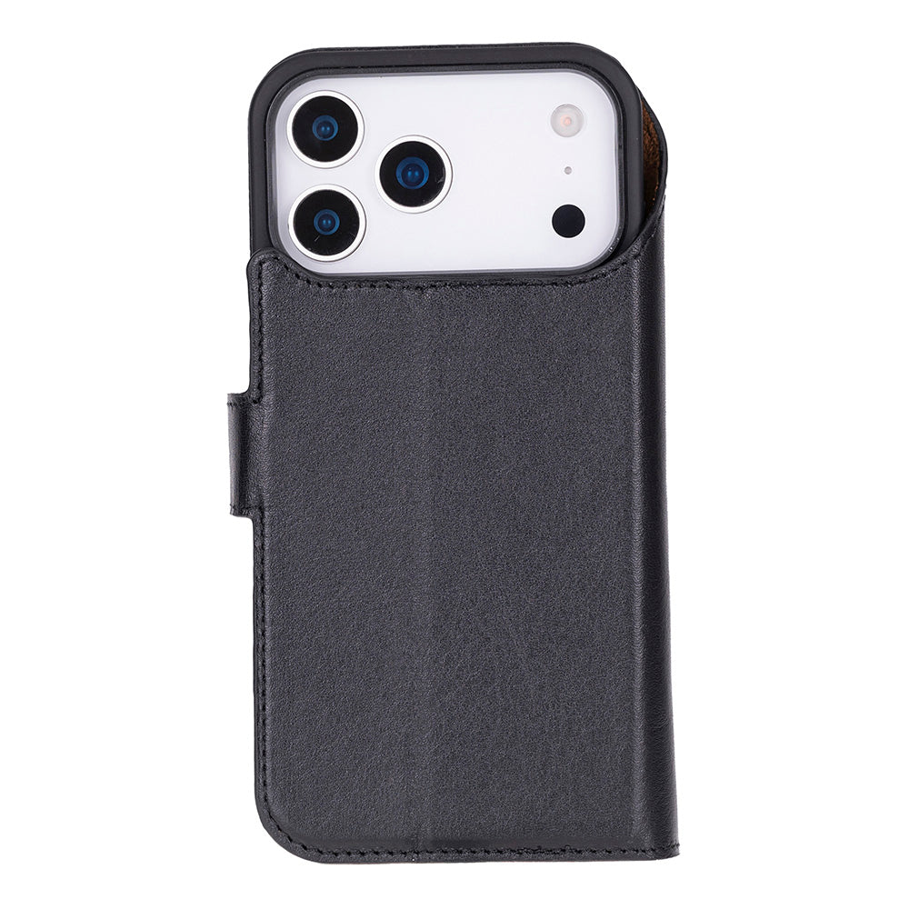 Magic iPhone 17 Pro Leather Detachable Wallet Case Mizuri Leather