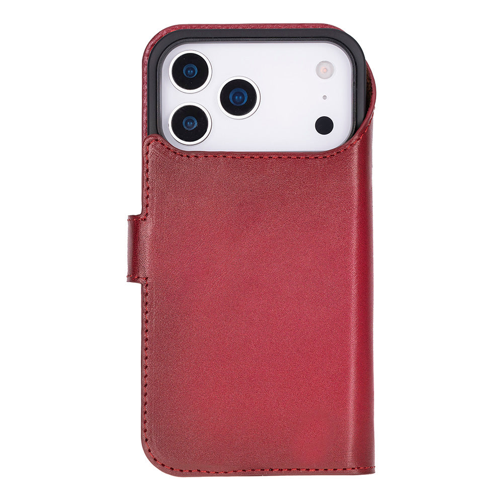 Magic iPhone 17 Pro Leather Detachable Wallet Case Mizuri Leather
