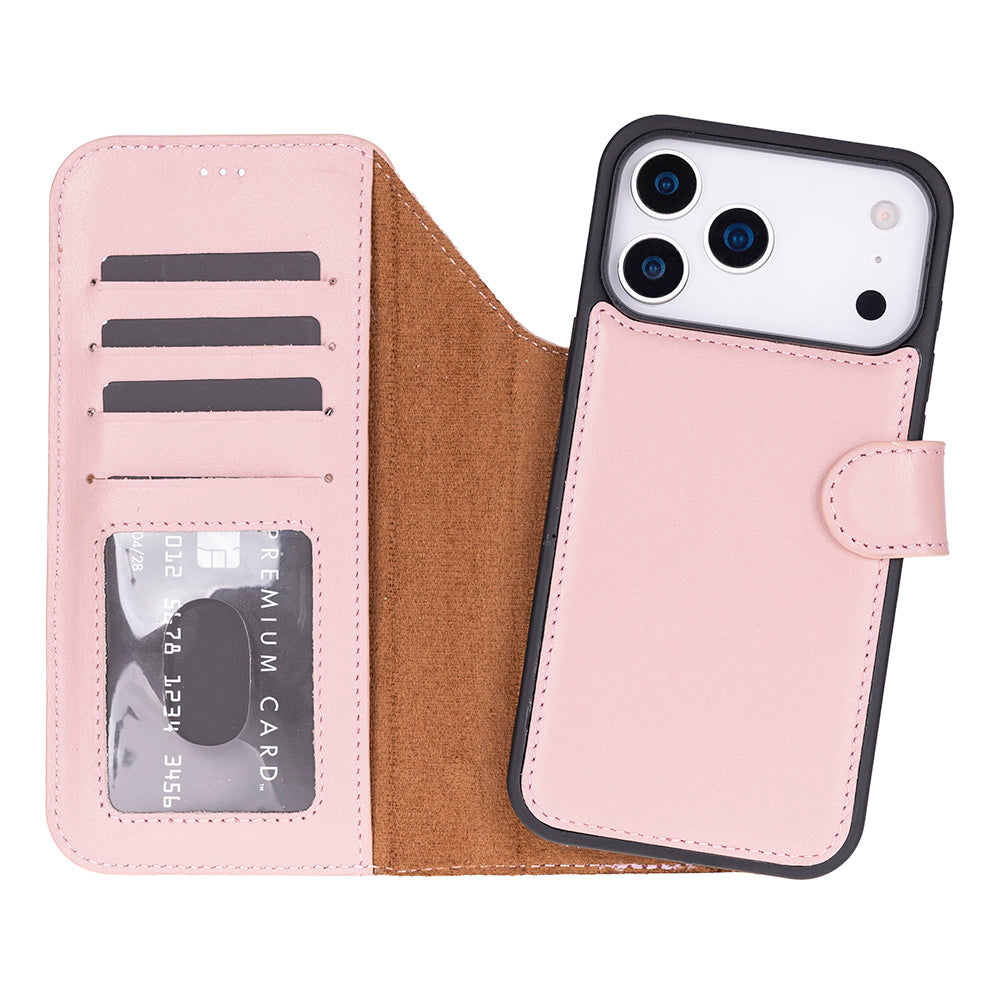 Magic iPhone 17 Pro Leather Detachable Wallet Case Mizuri Leather