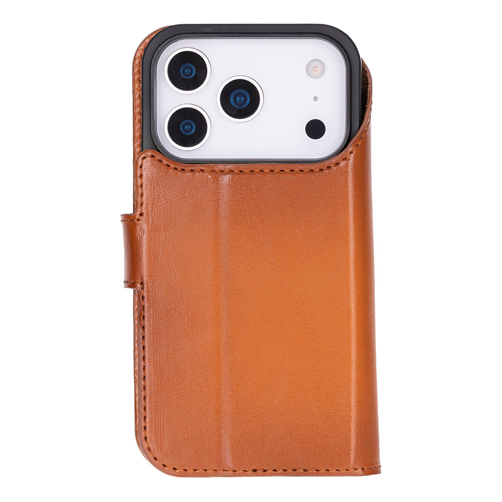 Magic iPhone 17 Pro Leather Detachable Wallet Case Mizuri Leather