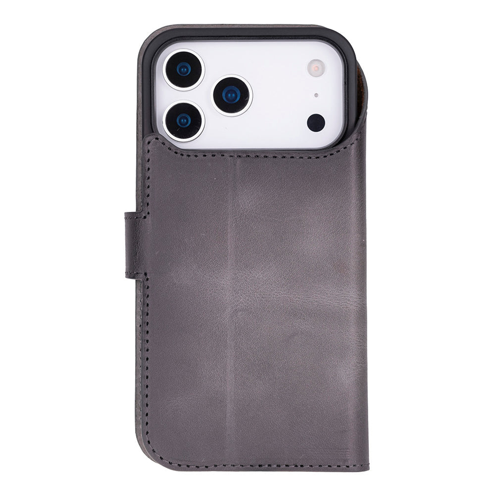 Magic iPhone 17 Pro Leather Detachable Wallet Case Mizuri Leather