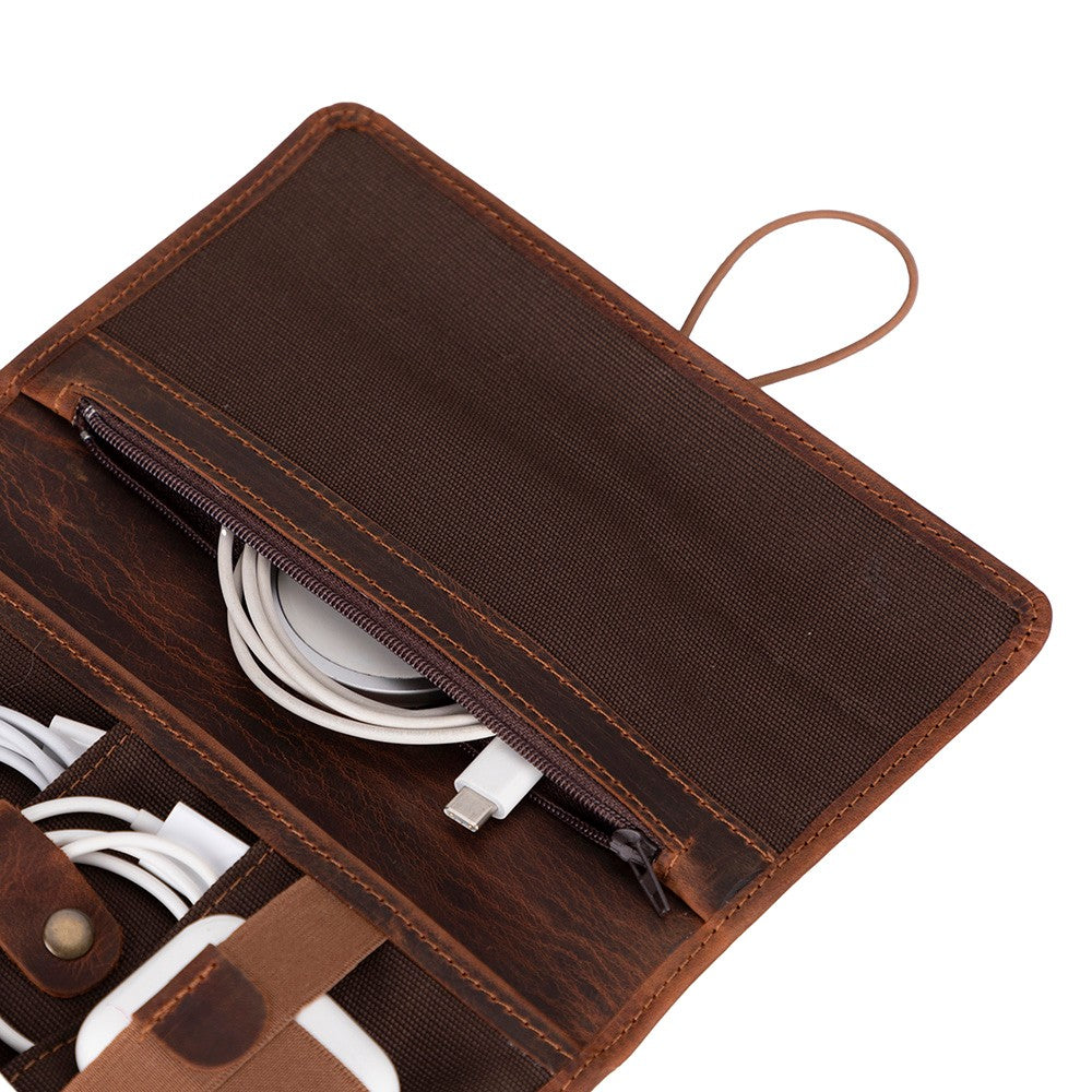Pura Leather Cable Organizer Mizuri Leather