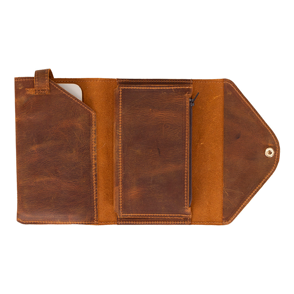 Bologna Leather Universal Wallet - LuggageDesigners