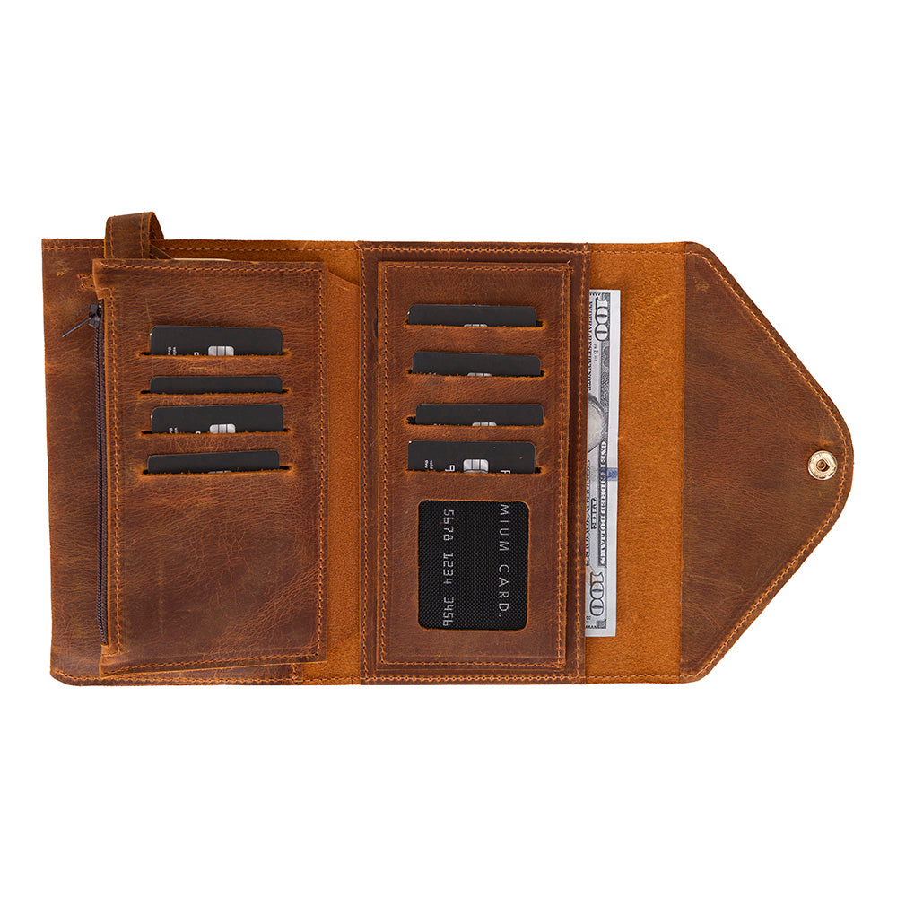 Bologna Leather Universal Wallet - LuggageDesigners