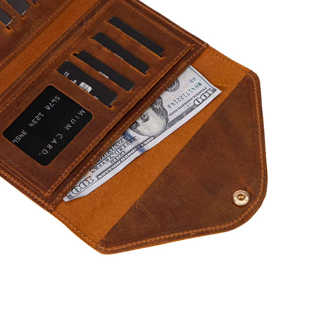 Bologna Leather Universal Wallet - LuggageDesigners