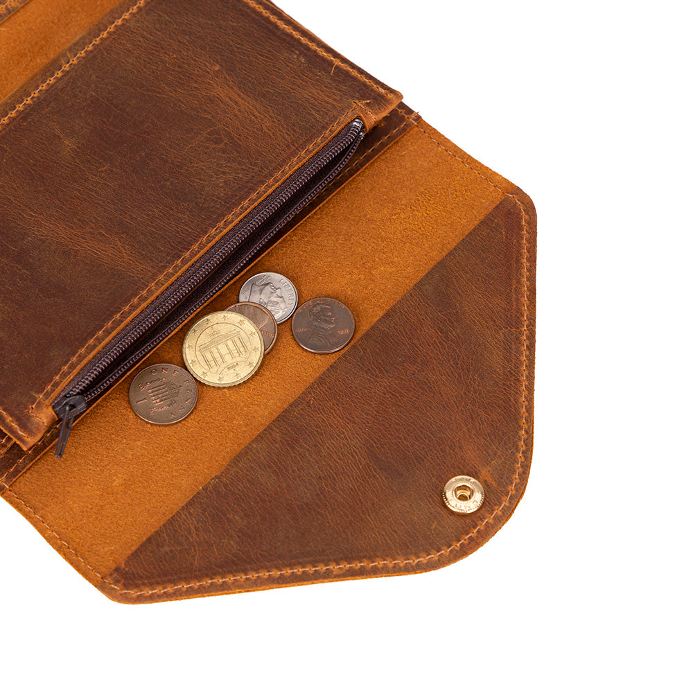 Bologna Leather Universal Wallet - LuggageDesigners
