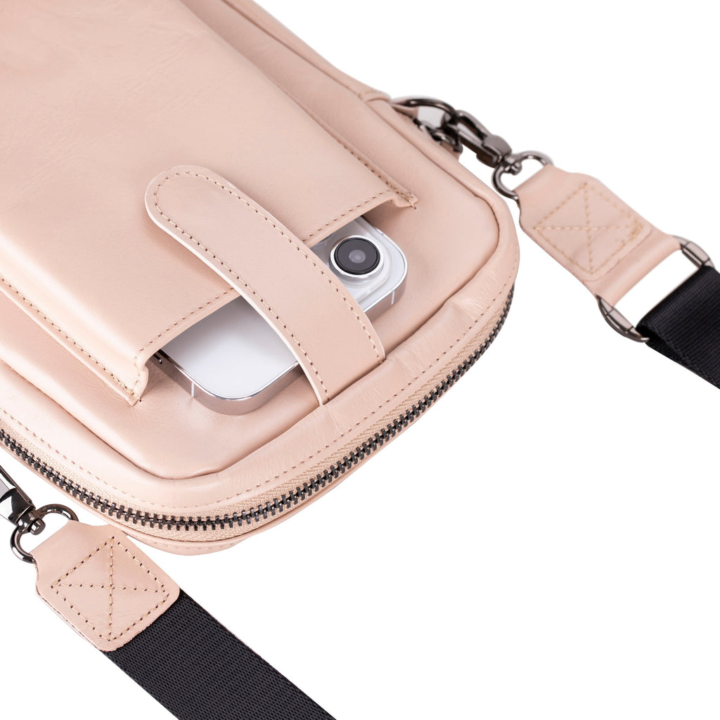 Pisa Leather Crossbody Bag Mizuri Leather