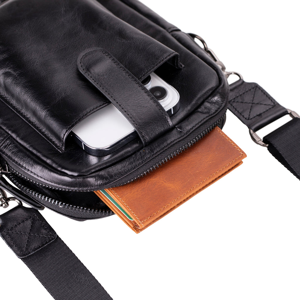 Pisa Leather Crossbody Bag Mizuri Leather