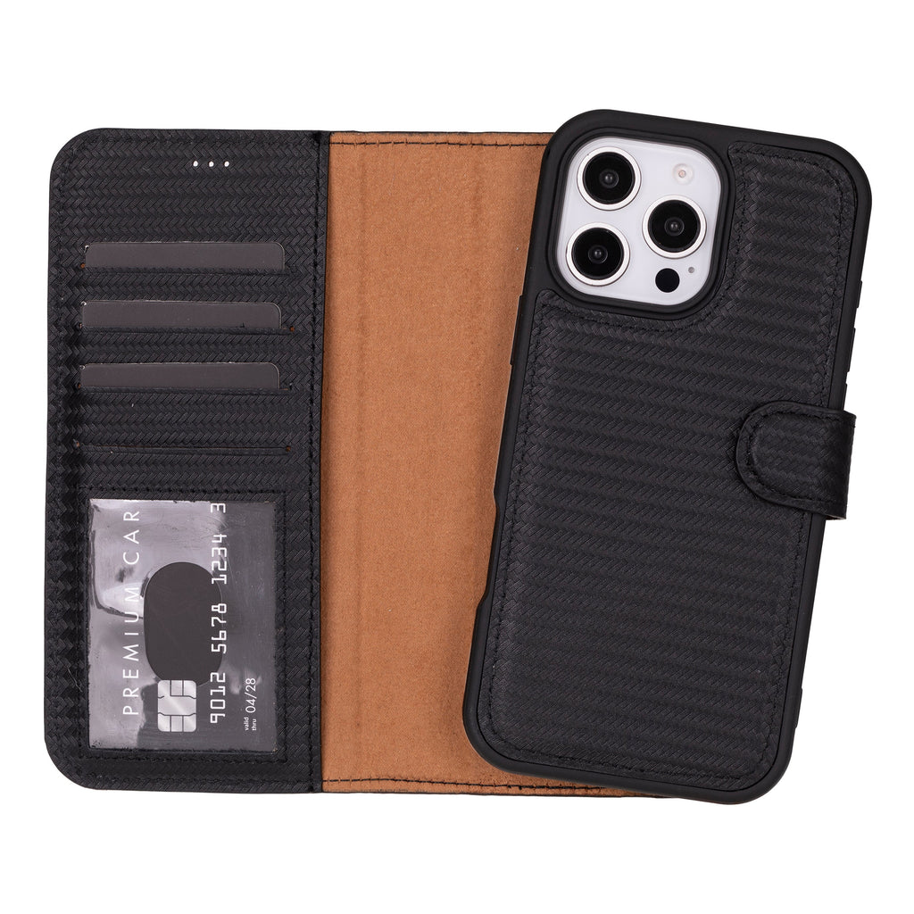 Magic iPhone 16 Pro Max Leather Detachable Wallet Case Mizuri Leather