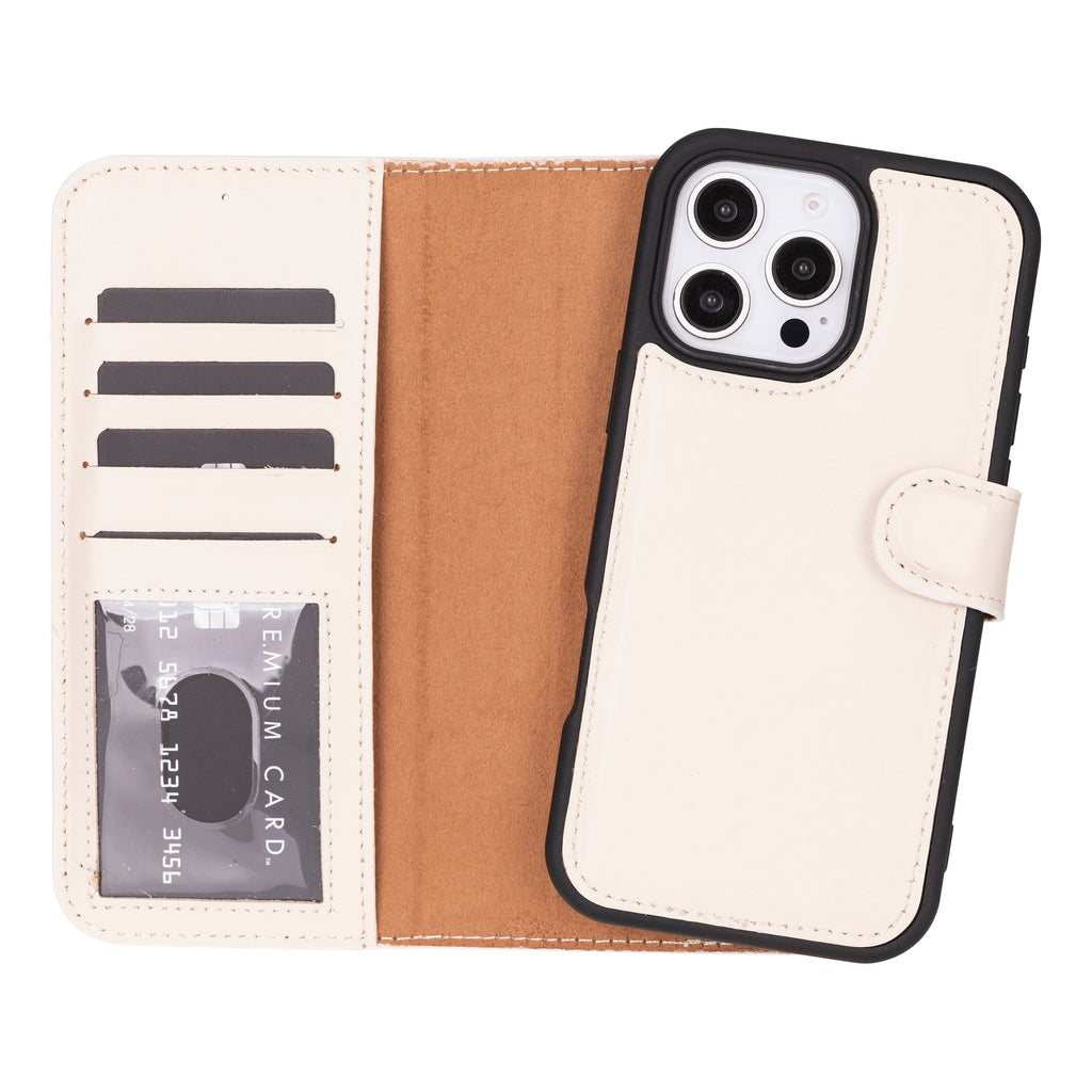 Magic iPhone 16 Pro Max Leather Detachable Wallet Case Mizuri Leather