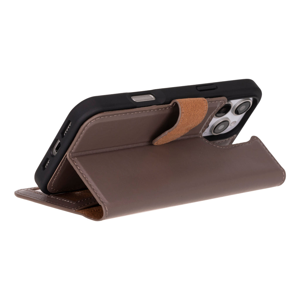 Magic iPhone 16 Pro Detachable Leather Wallet Case Mizuri Leather