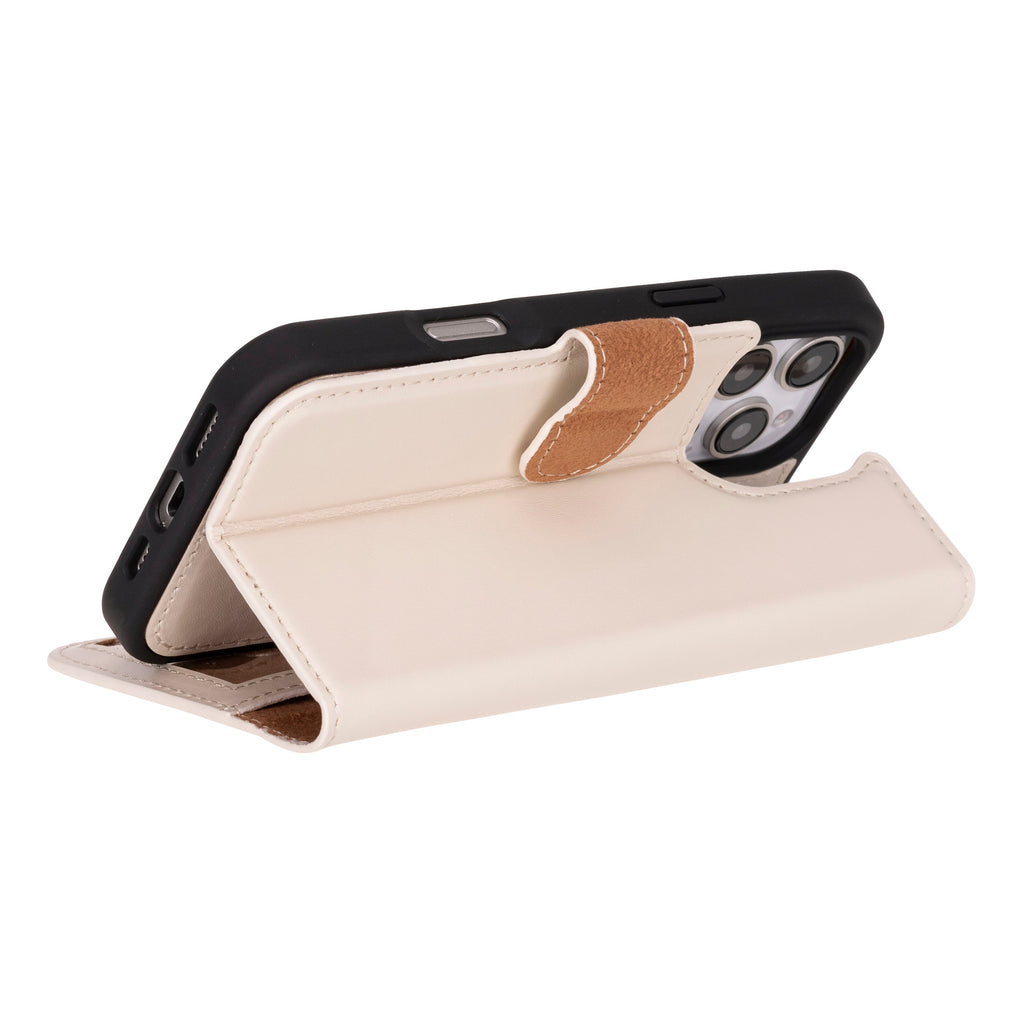 Magic iPhone 16 Pro Detachable Leather Wallet Case Mizuri Leather