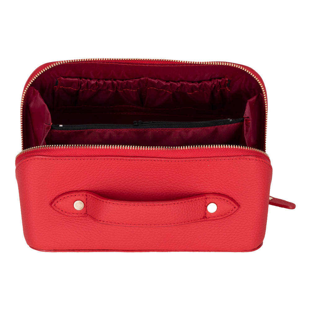 Ella Leather Makeup Bag Mizuri Leather
