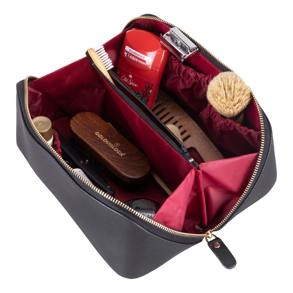 Ella Leather Makeup Bag Mizuri Leather