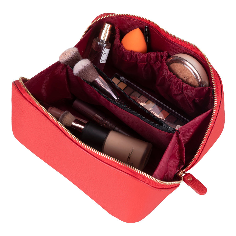 Ella Leather Makeup Bag Mizuri Leather