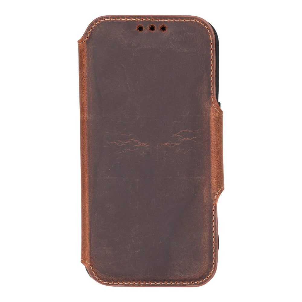 Firenze iPhone 16 Pro Leather Folio Case Mizuri Leather