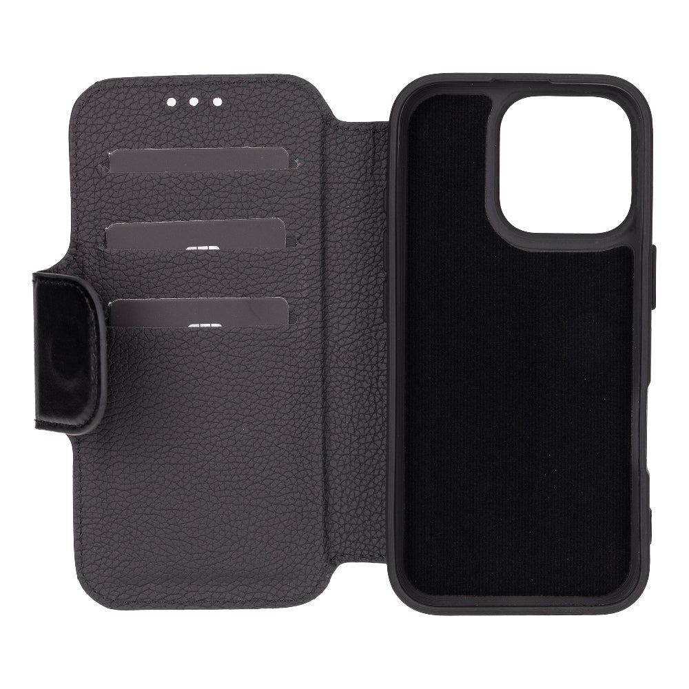 Firenze iPhone 16 Pro Leather Folio Case Mizuri Leather