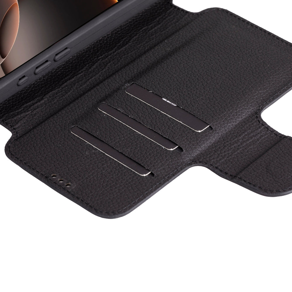 Firenze iPhone 16 Pro Leather Folio Case Mizuri Leather